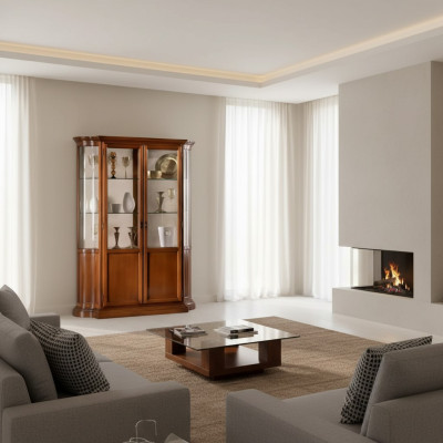 Lujo vitrina muebles salón armario vitrinas diseñador aparador