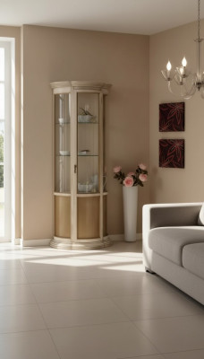 Vitrina Aparador de comedor Madera maciza Muebles italianos Armario de cristal Nuevo.