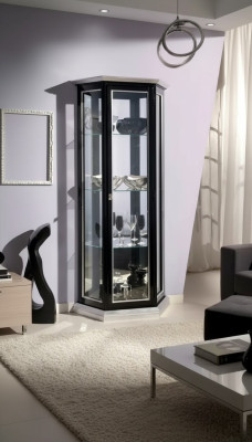 Vitrina clásica armario vitrina vitrinero buffet de vidrio nuevo