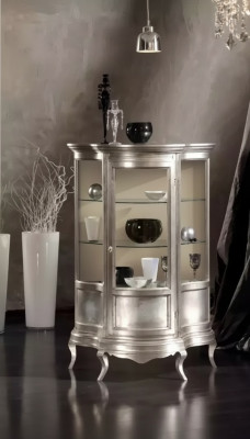 Diseño de muebles de madera Clásico Vitrina Armario Estantería Muebles italianos
