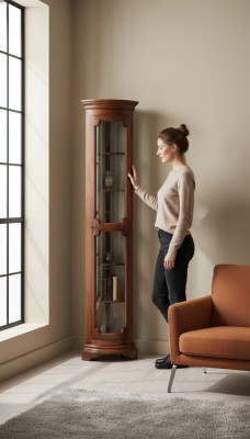 Vitrinen Holz Schränke Wohnzimmer Vitrine Schrank Kommode Regale Neu -> Vitrinas de madera armarios salón vitrina armario cómoda estantes nuevos
