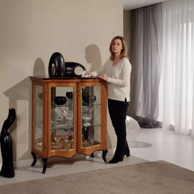 Vitrina Armario Muebles clásicos Armarios de salón Aparador Italia