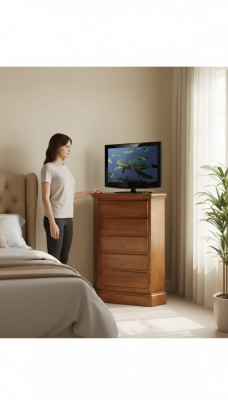 Mueble de televisión Sideboard rtv italiano, muebles de madera para sala de estar.
