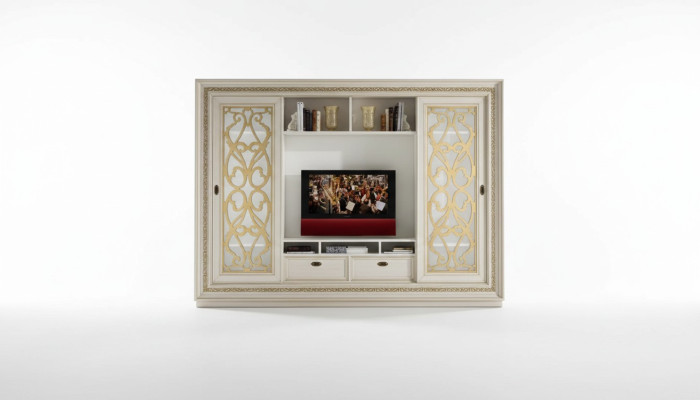 Mueble de televisión de madera maciza moderno, armario de televisión, pared para salón de madera sólida, nuevo.