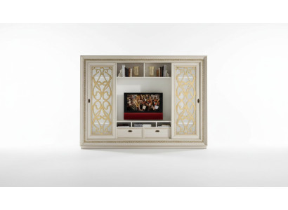 Mueble de televisión de madera maciza moderno, armario de televisión, pared para salón de madera sólida, nuevo.