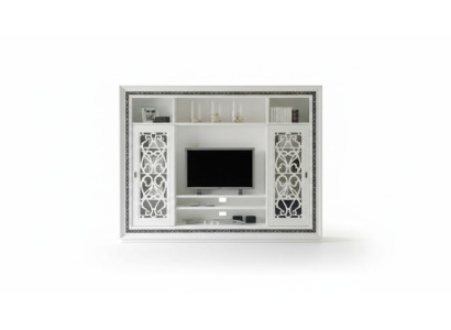 Mueble de salón de lujo, pared de armario, armario, muebles modernos, sala de estar, TV, madera.