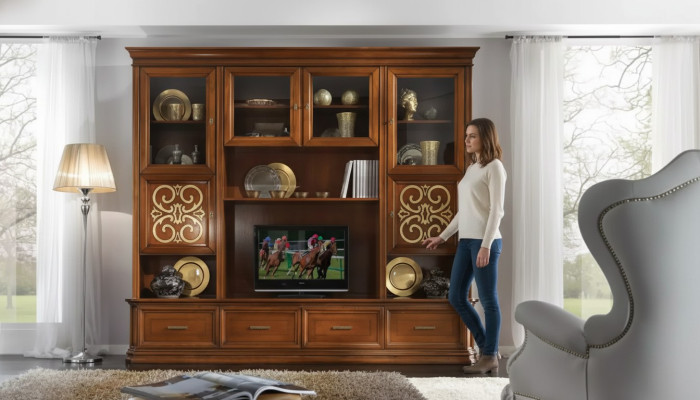 Armario de pared Mueble de TV Diseño de muebles para sala de estar Italiano Nuevos