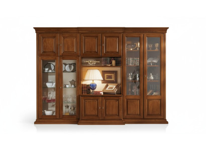 Mueble de pared italiano de madera, armarios de diseño para sala de estar, nuevos.
