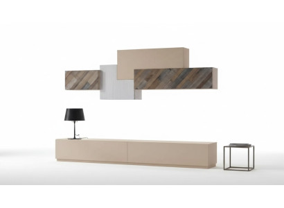 Juego de sala completo mueble bajo de TV armario pared lujo nuevo