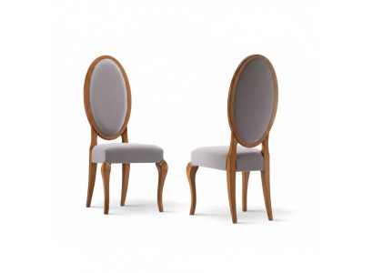 Sillas de comedor de madera silla de lujo marrón muebles de sala de estar nuevos.