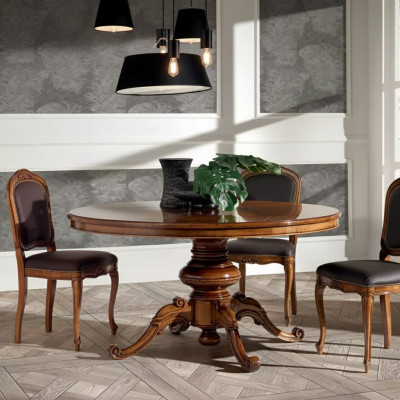 Juego completo de mesa de comedor 4 sillas Set de comedor Grupo de esencias Mesa de madera Nueva 5 piezas
