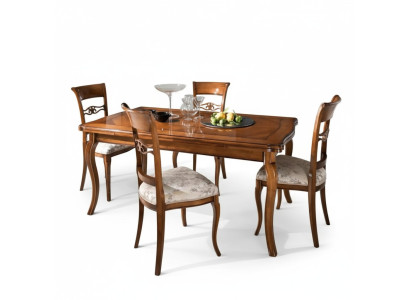 Juego de comedor mesa de comedor 4 sillas Set Clásico grupo de comedor de 5 piezas. Mesas