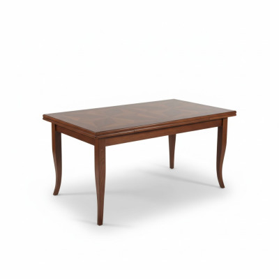 Mesa de comedor Mesa clásica de madera Muebles de lujo Mesa de comedor Diseño de comedor