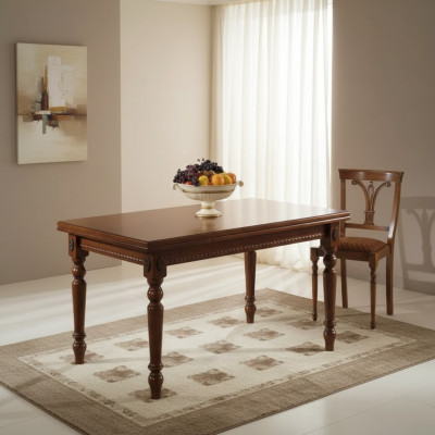 Mesa de lujo marrón mesas comedor mesa de comedor diseño italiano nuevo