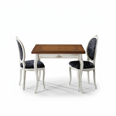 Mesa de comedor 4 sillas Conjunto de comedor Grupo de comedor Juego de mesa Blanco Nuevo