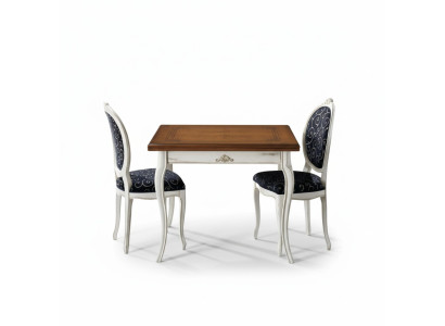 Mesa de comedor 4 sillas Conjunto de comedor Grupo de comedor Juego de mesa Blanco Nuevo