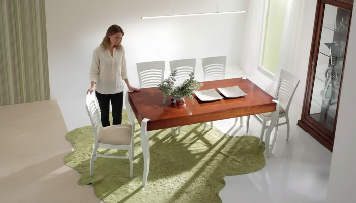 Mesa de comedor de madera mesa de comedor rectangular muebles italianos mesas nuevas