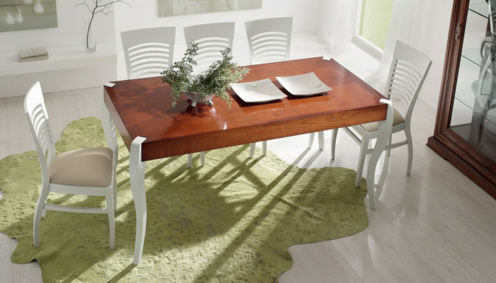Mesa de comedor de madera mesa de comedor rectangular muebles italianos mesas nuevas