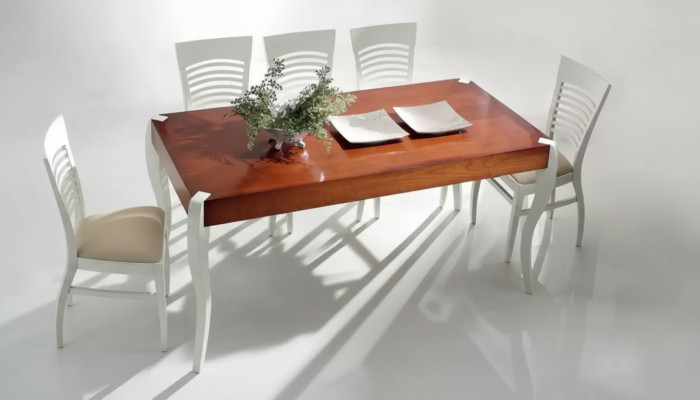 Mesa de comedor de madera mesa de comedor rectangular muebles italianos mesas nuevas