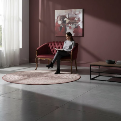 Diseño Chesterfield Sofá 2 plazas Sofá lujo Clásico Textil Sofás
