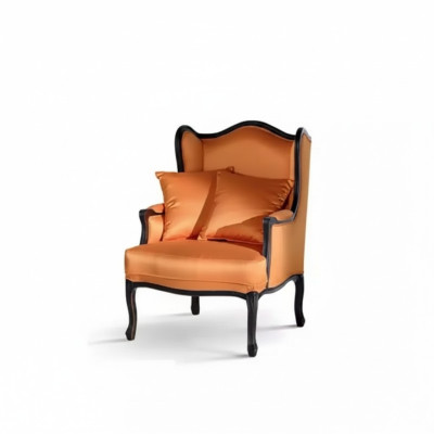 Clásico sillón sofá de 1 plaza de diseñador de textiles nuevos.