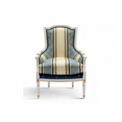 Sillón Sofá Tapizado 1 Plaza Diseño Lujo Sofás Textil Nuevo
