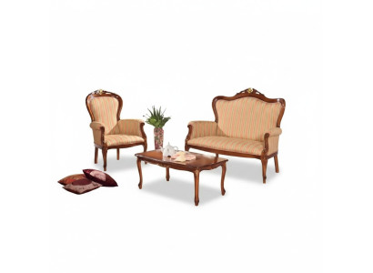 Sofá de 2 plazas juego de muebles tapizado sofá diseño clásico de lujo nuevo.