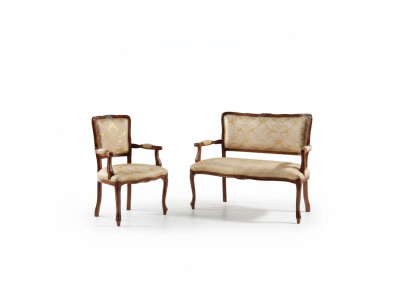 Sofá de 2 plazas sillón de sofá de tela conjunto de asientos banco de asientos set