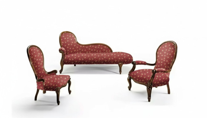 Sofá de salón reclinable, acolchado, clásico, color marrón, nuevo