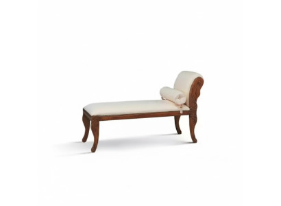 Chaiselounge Muebles Salón Muebles italianos Tumbona Blanco Sofá Relax Nuevo