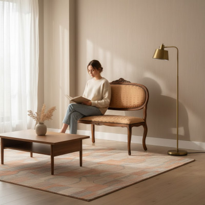 Diseñador cojín asiento banco cojín asiento taburete banco estilo madera marrón.