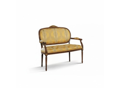 Banco de asiento clásico, taburete amarillo retro, diseño de lujo para la sala de estar, nuevo.