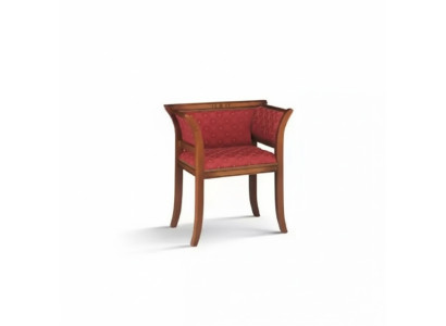 Comedor Silla de madera con reposabrazos Diseño clásico Nuevo Asiento tapizado