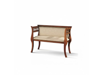 Banco Clásico de Lujo Asientos Acolchados Designer Furniture 111x43x78