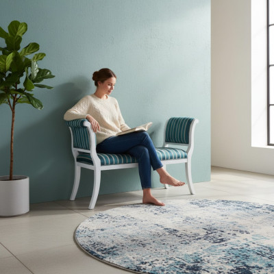 Muebles tapizados de banco clásicos para sala de estar muebles de diseño asientos nuevos.