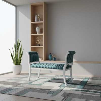 Muebles tapizados de banco clásicos para sala de estar muebles de diseño asientos nuevos.