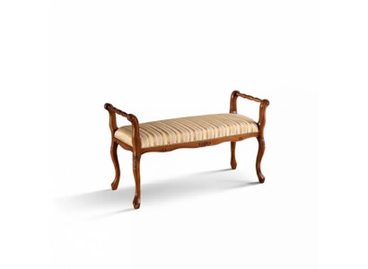 Banco de sala de estar Banco clásico Banco tapizado Muebles Textiles 101x40x57