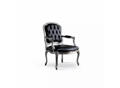 Silla de diseño de lujo estilo italiano Muebles de un asiento Sillón de madera Nuevo