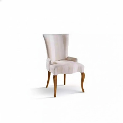 Silla clásica de lujo de madera Silla con respaldo de madera Silla de diseño para comedor.
