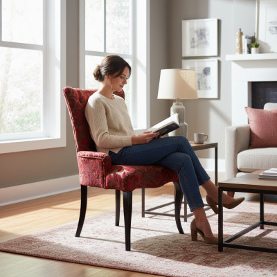 Clásico diseñador de silla Silla de madera Silla de comedor Lujo Madera Nuevo Mueble