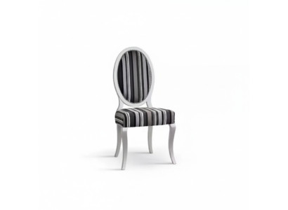 Silla Sillón Macizo Clásico Madera Textil Butaca Salón Tapizada Nuevo