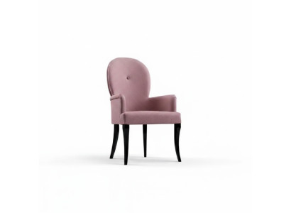 Silla con reposabrazos Sillón Acolchado Madera maciza Textil Madera Sillón Nuevo
