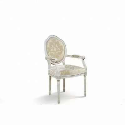 Diseño clásico de silla Silla de comedor de madera Silla de madera de lujo con respaldo