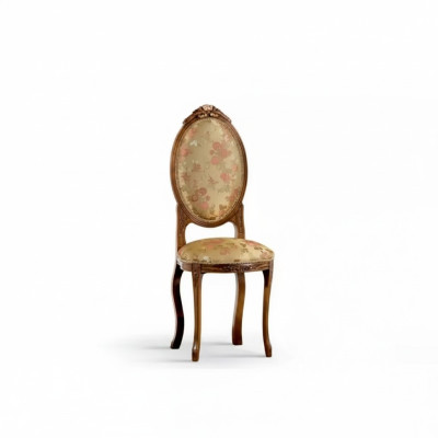Silla de comedor Silla sin reposabrazos Sillas Diseño Textil Lujo Sillón