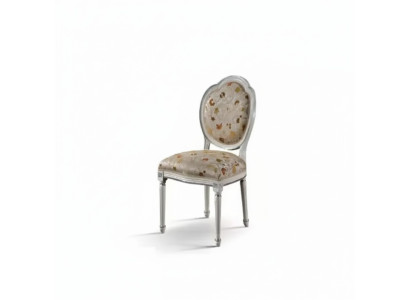Silla marrón diseño sala de estar comedor madera tapizada sin reposabrazos nueva.