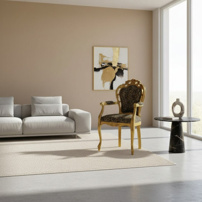 Silla Muebles del comedor Sillas italianas Diseño de lujo Art déco italiano