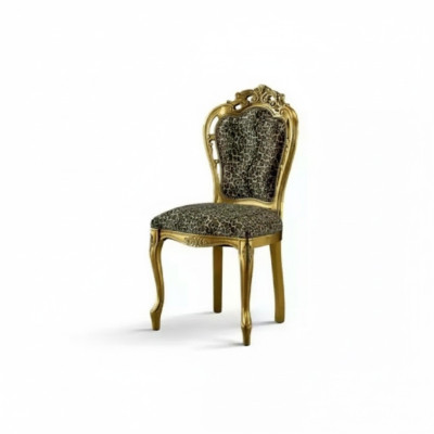 Silla de comedor de lujo estilo Art déco, diseño de sillas de madera, muebles italianos.
