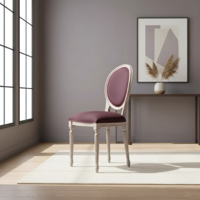Sillas clásicas Silla de comedor de lujo de madera Silla con respaldo de madera Silla de diseño