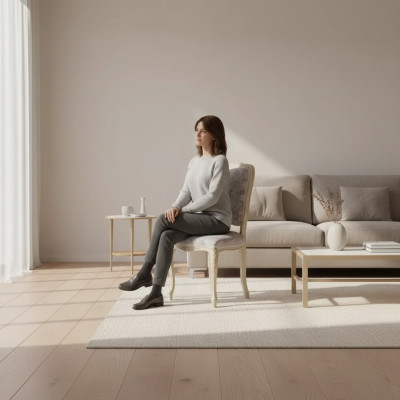 Silla de madera con respaldo diseño silla silla de comedor de lujo clásica de madera