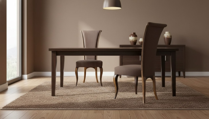 Silla clásica diseñador tapizada textil de lujo, silla de comedor nueva.